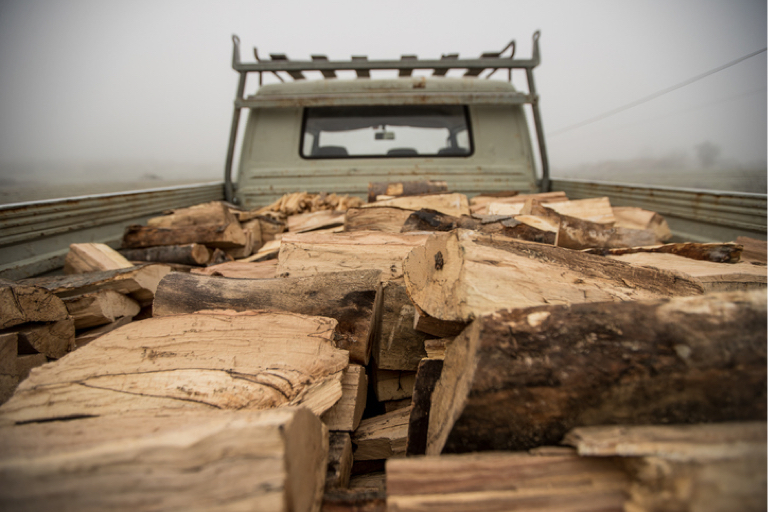 firewood-in-truck
