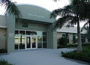 front entrance of Miami Animal Import Center