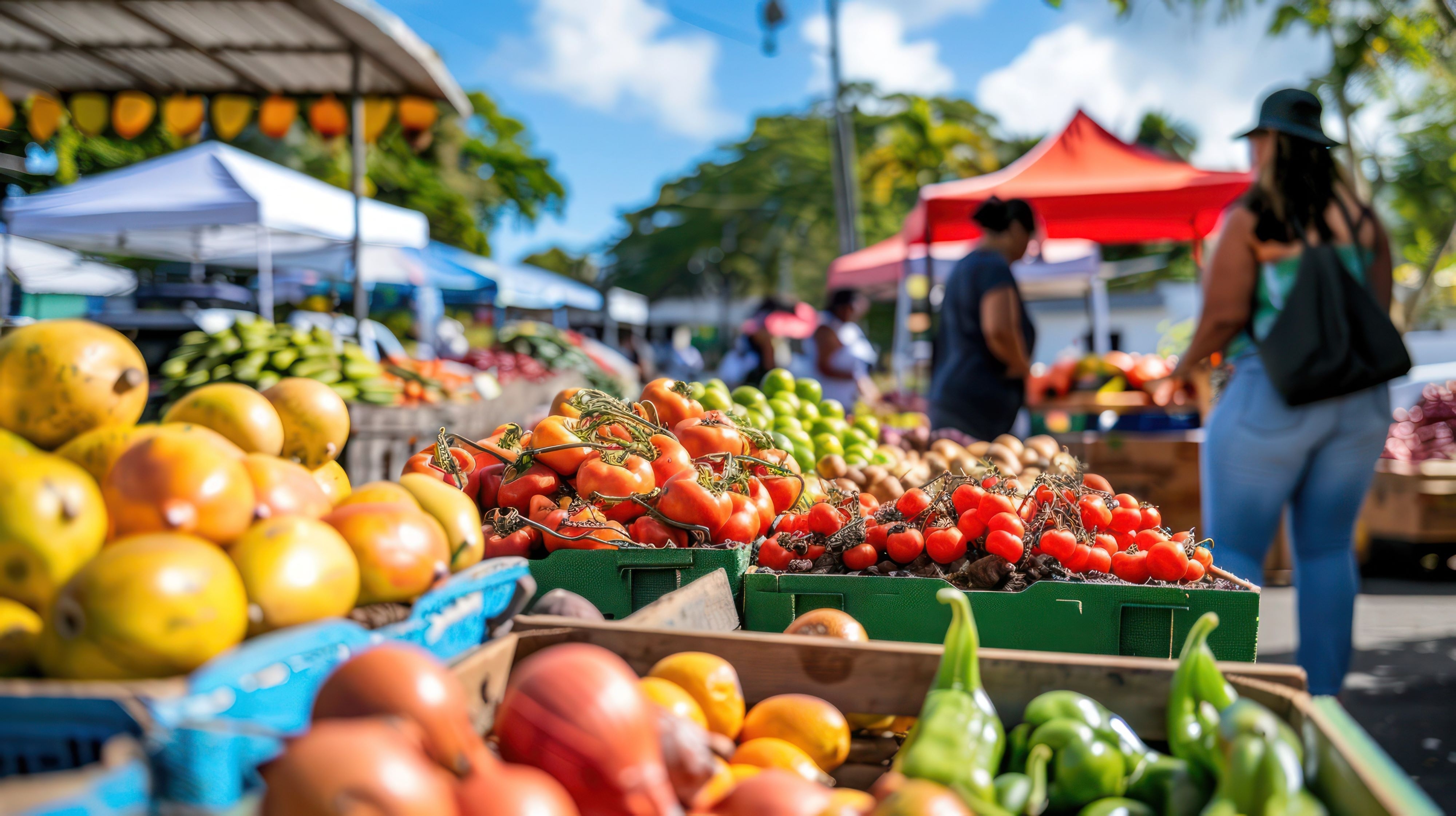 fruit market in Puerto Rico